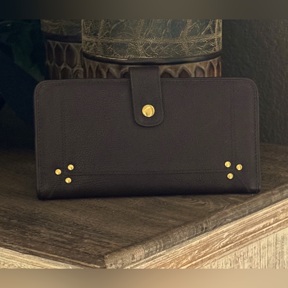 **NEW** JEROME DREYFUSS "PAUL'" WALLET (CHOCOLATE BROWN)